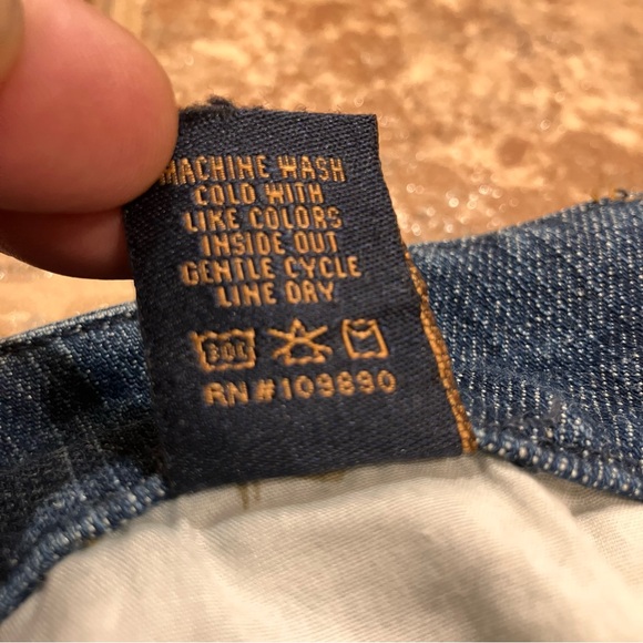 Seven7 Jeans Womens 6 Blue Bootcut Mid Rise Dark Wash Stretch Denim - Picture 10 of 16